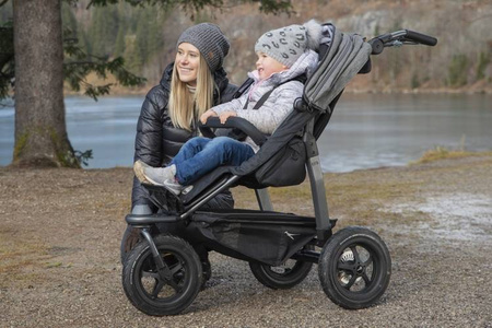 TFK Wózek Spacerowy Mono Sport Koła Komorowe - Antracyt Premium