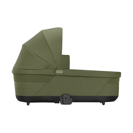 Cybex Balios S Lux 2.0 Wózek Głęboko- Spacerowy Moss Green + Cybex Aton B2 i-Size Fotelik Samochodowy 0-13kg + Baza One Volcano Black	