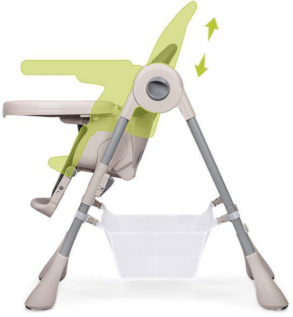 Lionelo Zanna Krzesełko do Karmienia Grey Stone