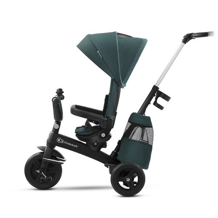 Kinderkraft EASYTWIST - Rowerek trójkołowy Midnight Green