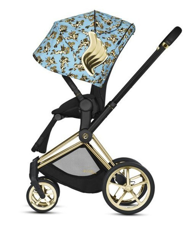 Cybex E-Priam Wózek Spacerowy - Edycja Jeremy Scott Cherub Blue by Jeremy Scott