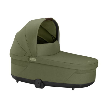 Cybex Balios S Lux 2.0 Wózek Głęboko- Spacerowy Moss Green + Cybex Aton B2 i-Size Fotelik Samochodowy 0-13kg + Baza One Volcano Black	