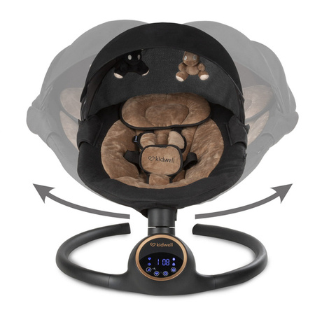 Kidwell Reve Leżaczek Elektryczny 2w1 Black Gold