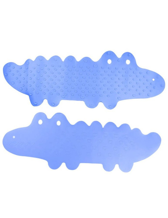 Bocioland Mata Antypoślizgowa do Kąpieli Krokodyl Niebieska