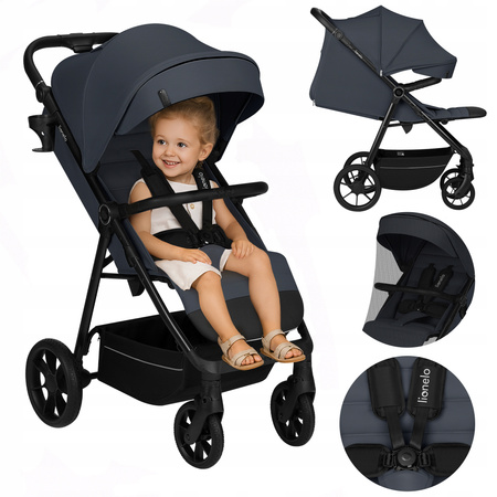 Lionelo Iva Wózek Spacerowy Grey Graphite