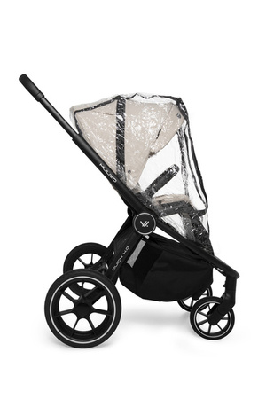 Muuvo Quick 4.0 Wózek Głęboko-Spacerowy Classic Black + Cybex Aton B2 i-Size Fotelik Samochodowy 0-13kg + Baza One Volcano Black