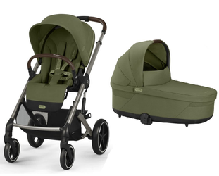 Cybex Balios S Lux 2.0 Wózek Głęboko- Spacerowy Moss Green