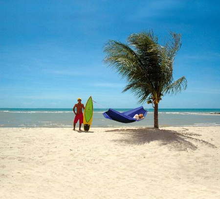 Amazonas Hamak Silk Traveller Ocean