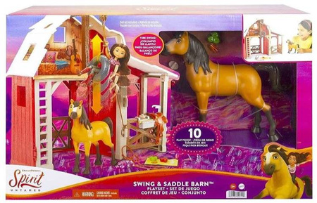 Mattel Mustang: Duch wolności Stajnia Zestaw + koń HBP29