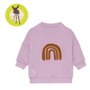 Lassig Bluza z bawełny organicznej GOTS Little Gang Rainbow lilac 4-6 lat