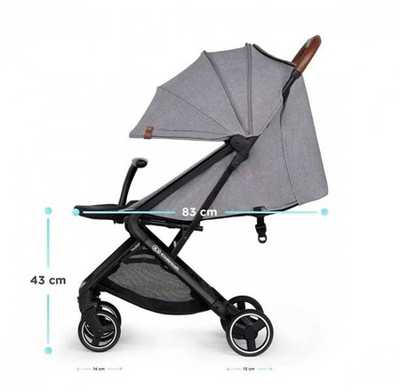 Kinderkraft Nubi Wózek Spacerowy  Grey