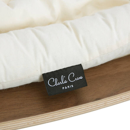 Charlie Crane Leżaczek Levo orzech włoski Organic White