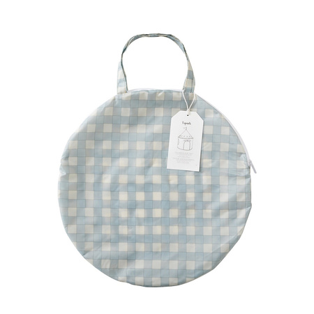 3 Sprouts Namiot Dla Dzieci Gingham Blue