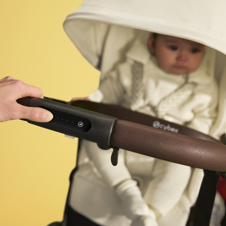 Cybex E-Gazelle S Wspomagany Wózek Głęboko-Spacerowy + Maxi-Cosi Pebble 360 Pro2 Fotelik Samochodowy