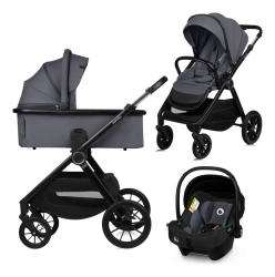 Lionelo Layla Wózek Głęboko-Spacerowy 3w1 Grey Stone