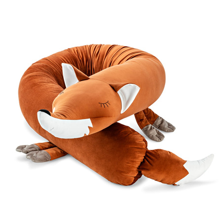 SenLove Poduszka Wałek Ochraniacz do Łóżka Lisek