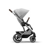 Cybex Balios S Lux Wózek Głęboko-Spacerowy + Cloud G I-Size Fotelik Samochodowy 0-13kg + Baza G + Osłony Przeciwdeszczowe + Adaptery Lava Grey