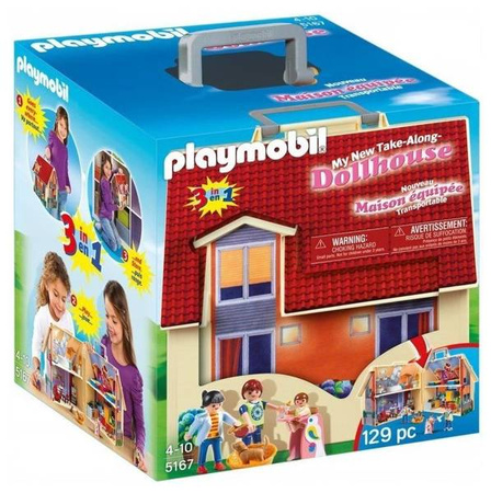 Playmobil Nowy Przenosny Domek Dla Lalek 5167