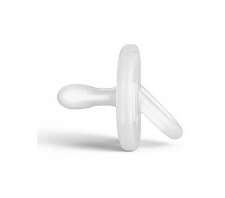 Suavinex Smoczek 100% Silikonowy Fizjologiczny Pro 0-6m  Transparentny