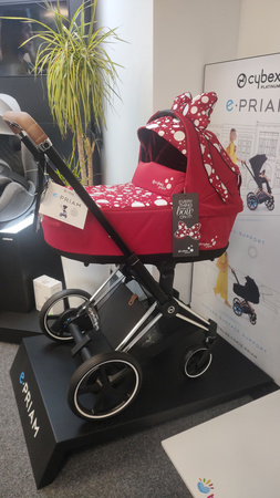 [OUTLET] Cybex e-Priam 4.0 Rama ze Stelażem Siedziska + Gondola Wózek Głęboki Petticoat by Jeremy Scott