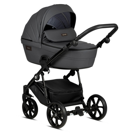 Tutis Viva 4 Leather Wózek Głęboko-Spacerowy 087 Shadow Grey