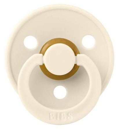 Bibs Colour Smoczek Uspokajający Kauczuk Hevea r.L 1,5+ Ivory