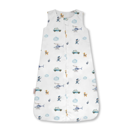 Waldin Śpiworek 1.5 TOG Policianci Biały Rozmiar M