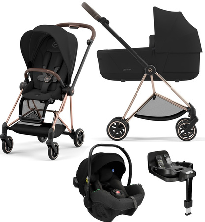 Cybex Mios 3.0 Wózek Głęboko-Spacerowy + Avionaut Pixel Pro 2.0 C Fotelik Samochodowy + Baza