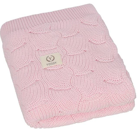 Yosoy Kocyk Waves Eco Cotton   Bubble Gum