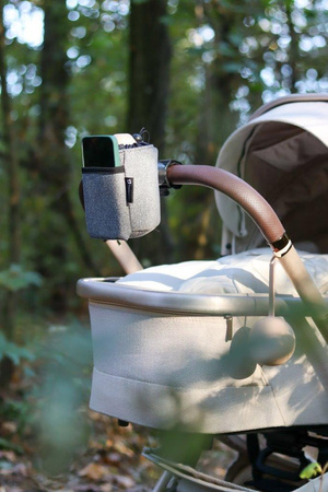 Titanium Baby Thermo uchwyt 2w1 na kubek i telefon do wózka   