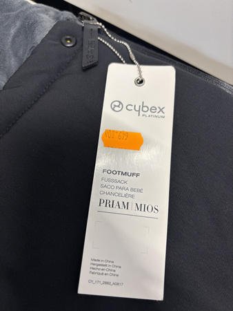 [OUTLET] Cybex Platinum Footmuff - śpiworek do wózka Priam, Mios | Deep Black