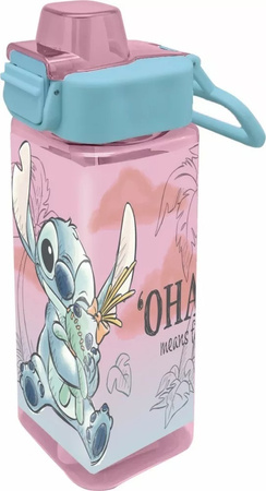 Kids Euroswan Bidon kwadratowy z ustnikiem - 500ml - Lilo & Stitch