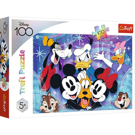 Trefl Puzzle 100 Elementów W Świecie Disneya Jest Wesoło