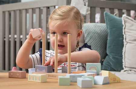 Joueco The Wildies Famil Drewniane klocki kamieniczka