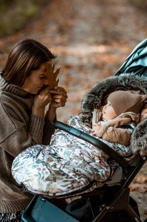 Makaszka Śpiworek Premium Do Wózka 0-18m Ornithology