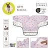 Lassig Zestaw śliniaków z długim rękawem 6m+ Happy Rascals Heart lavender