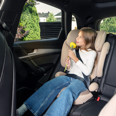 Kinderkraft XPand 2 PRO  i-Size Fotelik Samochodowy 100-150cm Beżowy