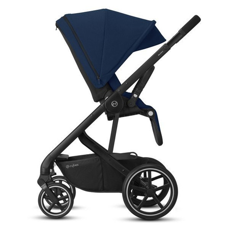 Cybex Balios S Lux Wózek Spacerowy  Navy Blue - Czarna Rama 2022