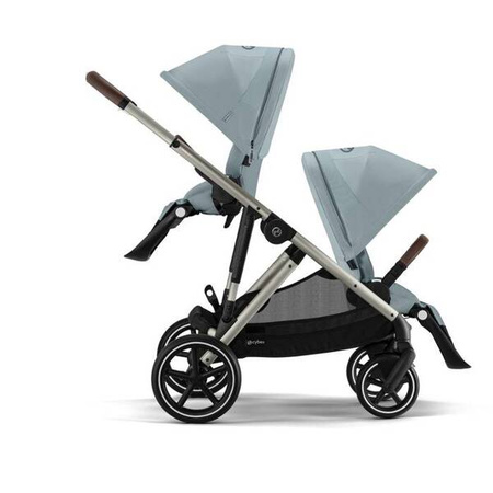 Cybex Gazelle S Wózek Rok Po Roku Rama Taupe Stormy Blue 