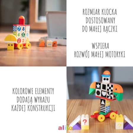 Alilo Klocki Magnetyczne Matematyka 30 el