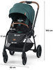 Kinderkraft Evolution Wózek Spacerowy + Cocoon  Midnight Green