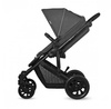 Kinderkraft Prime Lite Wózek Głęboko-spacerowy 2w1 Black Anthracite