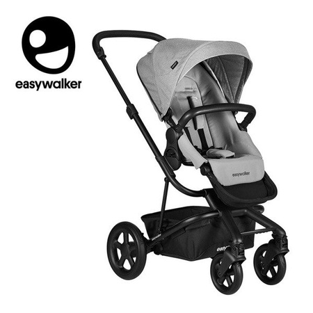 [OUTLET] Easywalker Harvey 2 Wózek głęboko-spacerowy (zawiera stelaż, siedzisko z budką i pałąkiem)  Stone Grey