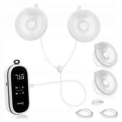 Lionelo Twee Go Podwójny Laktator Elektryczny hands-free Grey Concrete