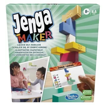 Hasbro - Gra Zręcznościowa Jenga Maker Wersja Polska F4528