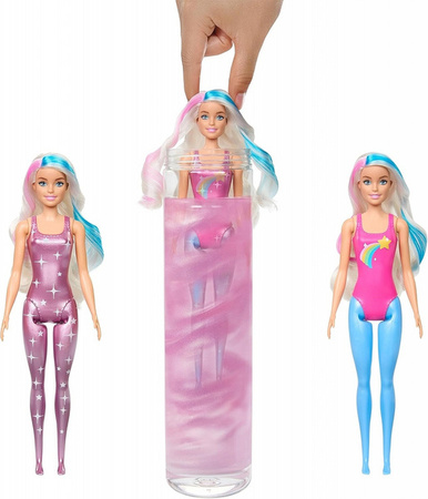 Barbie Color Reveal HJX61 Galaktyczna Tęcza