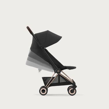 [OUTLET] Cybex Coya Wózek Spacerowy Rama Rosegold Black Cozy Beige