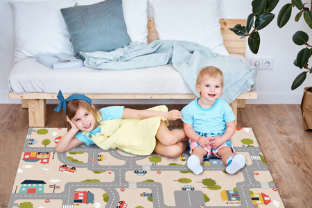 Marko Mata Winylowa 100x150cm - Miejskie Uliczki Beż