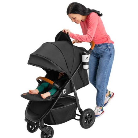 Lionelo Natt Wózek Spacerowy Black Onyx