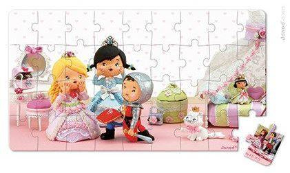 Janod Puzzle 2w1 Róża Bawi Się w Księżniczkę J02770 